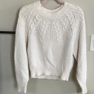 American Eagle cream sweater